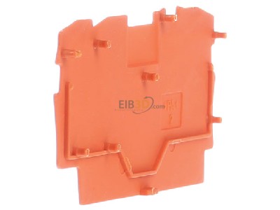 View on the right WAGO 2000-1392 End/partition plate for terminal block 

