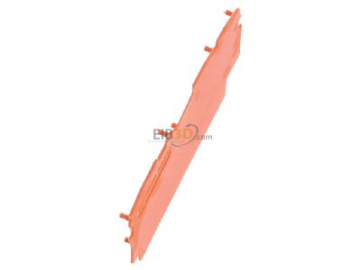 Ansicht oben links WAGO 2000-1392 3L-Abschlussplatte orange 