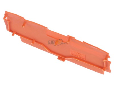 Ansicht oben hinten WAGO 2000-1392 3L-Abschlussplatte orange 