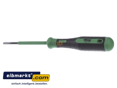 Front view WAGO Kontakttechnik 210-720 Screwdriver for slot head screws 3,5mm - 
