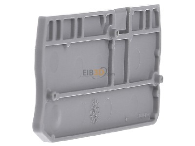 View on the right Phoenix D-PT 4-TWIN End/partition plate for terminal block 
