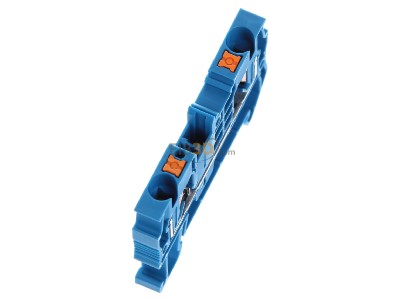 Ansicht oben links Phoenix PT 4 BU Durchgangsreihenklemme 0,2-6qmm,blau 