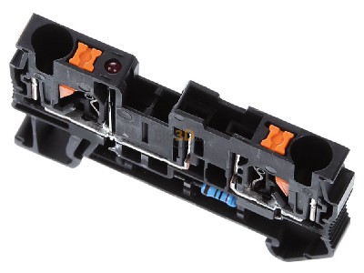 Ansicht oben vorne Phoenix PT 4-FSI/F-LED 12 Sicherungsreihenklemme 0,2-6qmm,7,5A 12V,sw 