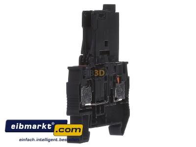 Ansicht links Phoenix Contact PT4-HESILED 24(5x20) Sicherungsreihenklemme 0,2-6qmm,6,3A 30V,sw 
