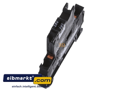 Ansicht oben rechts Phoenix Contact PT4-HESILED 24(5x20) Sicherungsreihenklemme 0,2-6qmm,6,3A 30V,sw 