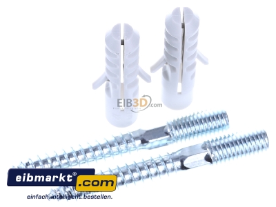Ansicht oben vorne Dehn+Shne BS M10 PAS Befestigungsset 2 Schrauben+Dbel 