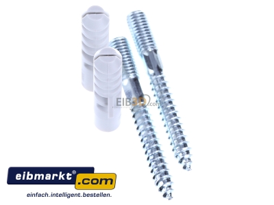 Ansicht oben links Dehn+Shne BS M10 PAS Befestigungsset 2 Schrauben+Dbel 