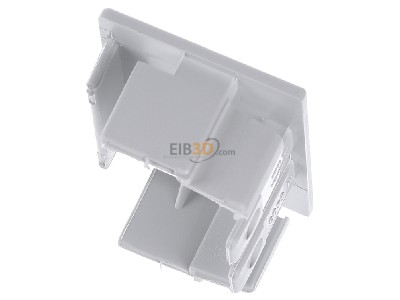 Top rear view Tehalit M 5403 lgr End cap for installation duct 40x57mm 
