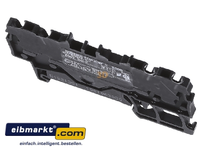 Ansicht oben hinten WAGO Kontakttechnik 2000-1405 Klemme 1,0 qmm schwarz 
