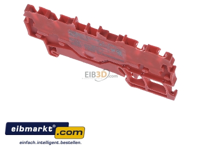Ansicht oben hinten WAGO Kontakttechnik 2000-1403 Klemme 1,0 qmm rot 