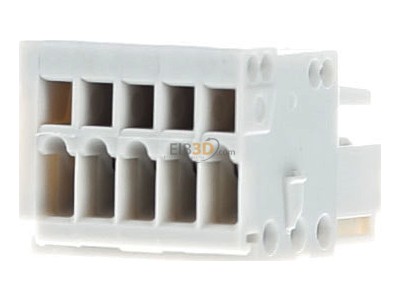 Ansicht hinten WAGO 733-105 Federleiste 2,5mm, 5pol. 