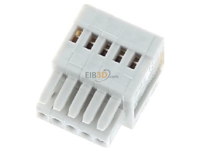 Ansicht oben vorne WAGO 733-105 Federleiste 2,5mm, 5pol. 