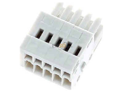 Ansicht oben hinten WAGO 733-105 Federleiste 2,5mm, 5pol. 