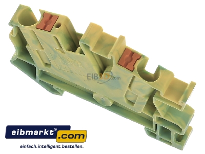 Ansicht oben hinten Phoenix Contact PTI 6-PE Schutzleiterklemme 0,5-10qmm grn-gelb 