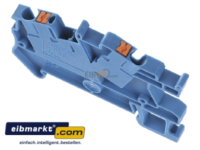 Ansicht oben hinten Phoenix Contact PTI 2,5 BU Durchgangsklemme 0,14-4qmm blau 