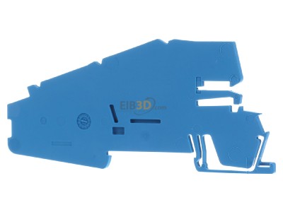Ansicht hinten Phoenix AB-PTI/3 Auflagebock L=103mm B=2mm blau 