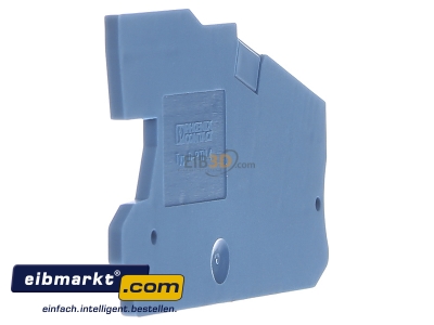 View on the left Phoenix Contact 3213978 End/partition plate for terminal block
