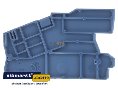 Back view Phoenix Contact 3213978 End/partition plate for terminal block
