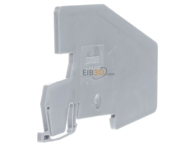 View on the left Phoenix ATP-PTI/3 End/partition plate for terminal block 
