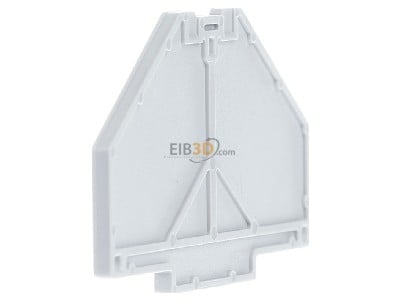View on the right Weidmller PAP PRV/PPV4 GR End/partition plate for terminal block 

