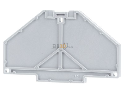 Back view Weidmller PAP PRV/PPV4 GR End/partition plate for terminal block 
