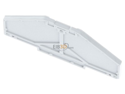 Top rear view Weidmller PAP PRV/PPV4 GR End/partition plate for terminal block 
