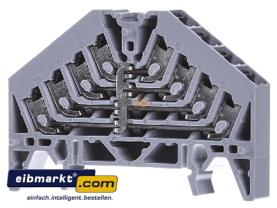 Frontansicht Weidmller PPV 4 GR 35X7.5 WS Potentialverteilerklemme 16x, 1,5qmm 