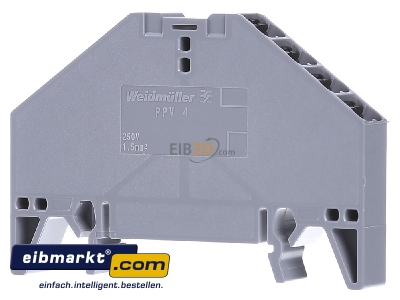Ansicht hinten Weidmller PPV 4 GR 35X7.5 WS Potentialverteilerklemme 16x, 1,5qmm 