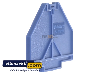 View on the left Weidmller 1268010000 End/partition plate for terminal block

