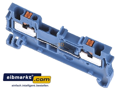 Ansicht oben vorne Phoenix Contact PT 1,5/S BU Durchgangsreihenklemme AWG26-14,B=3,5mm bl 