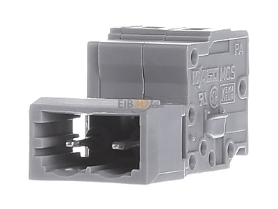 Front view WAGO 231-602 Cable connector for printed circuit 
