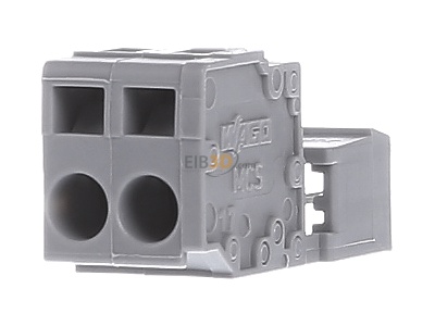 Ansicht hinten WAGO 231-602 Stiftleiste KFZ 5,00mm, 2 pol. gr. 