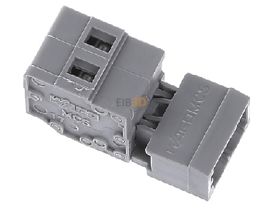 Ansicht oben links WAGO 231-602 Stiftleiste KFZ 5,00mm, 2 pol. gr. 