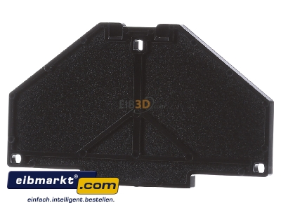 Back view Weidmller 1173750000 End/partition plate for terminal block
