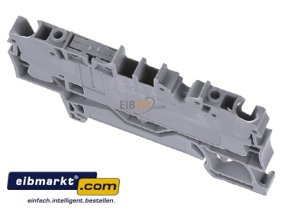 Ansicht oben hinten WAGO Kontakttechnik 2002-1601 Durchgangsklemme TOBJOB S, grau 