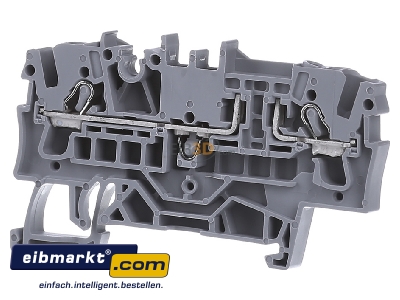 Front view WAGO Kontakttechnik 2002-1681 Blade fuse terminal block 10A 5,2mm
