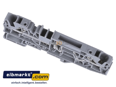 Ansicht oben vorne WAGO Kontakttechnik 2006-1681 Sicherungsklemme 2-Leiter, grau 