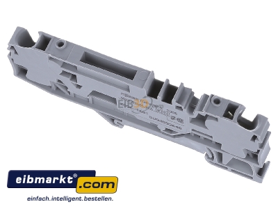 Ansicht oben hinten WAGO Kontakttechnik 2006-1681 Sicherungsklemme 2-Leiter, grau 