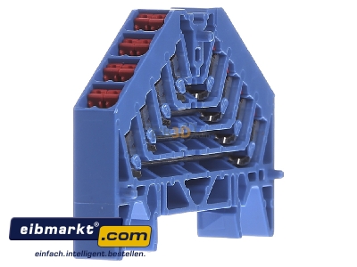 Ansicht links Weidmller PRV 4 BL 35X7.5 RT Rangierverteilerklemme Push-IN P-Reihe 