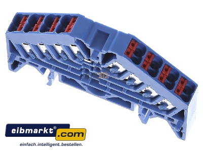 Ansicht oben vorne Weidmller PRV 4 BL 35X7.5 RT Rangierverteilerklemme Push-IN P-Reihe 