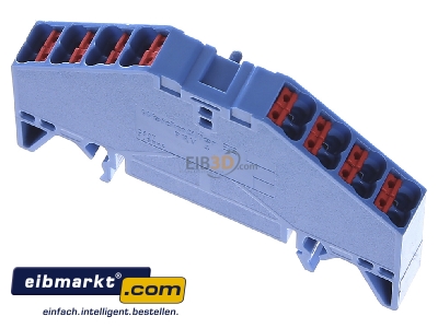 Ansicht oben hinten Weidmller PRV 4 BL 35X7.5 RT Rangierverteilerklemme Push-IN P-Reihe 