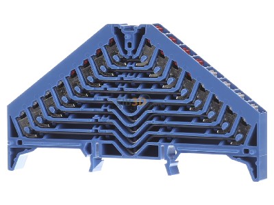 Frontansicht Weidmller PRV 8BL 35X7.5 RT/WS Rangierverteilerklemme Push-IN P-Reihe 