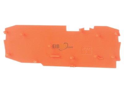 Back view WAGO 2006-1692 End/partition plate for terminal block 
