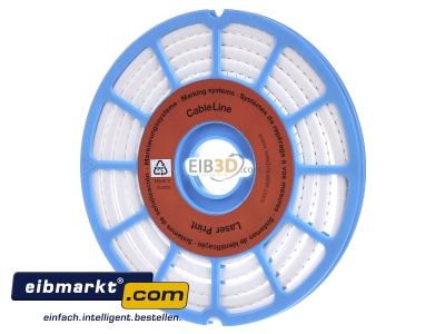 Ansicht hinten Weidmller CLI C 1-3 WS/SW 1 CD Leitermarkierer 3x4,2mm,weich,wei 