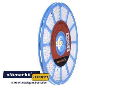 Ansicht links Weidmller CLI C 1-3 WS/SW 3 CD Leitermarkierer 3x4,2mm,weich,wei 