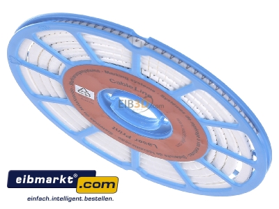Ansicht oben hinten Weidmller CLI C 1-3 WS/SW 4 CD Leitermarkierer 3x4,2mm,weich,wei 
