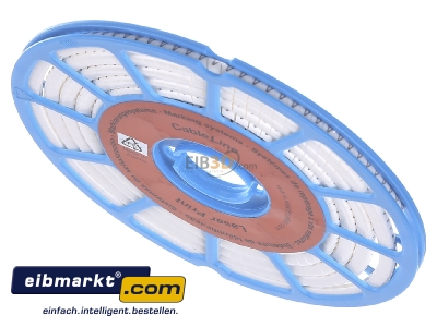 Top rear view Weidmller CLI C 1-3 WS/SW 4 CD Cable coding system 3...5mm with numbers - 
