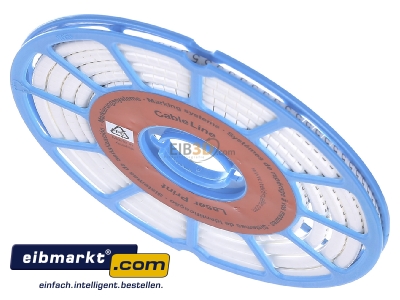 Top rear view Weidmller CLI C 1-3 WS/SW 5 CD Cable coding system 3...5mm with numbers - 
