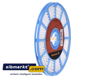 Ansicht links Weidmller CLI C 1-3 WS/SW 6 CD Leitermarkierer 3x4,2mm,weich,wei 