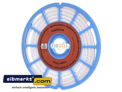 Back view Weidmller CLI C 1-3 WS/SW 6 CD Cable coding system 3...5mm with numbers - 
